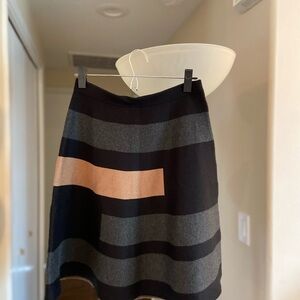 Stylish Black and Gray Women's Skirt